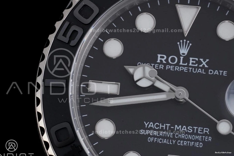 SH Titanium Edition Titanium 1:1 1206 On Yacht-Master EyeCatching 226627 Dial Clean Bracelet Best Black 0805